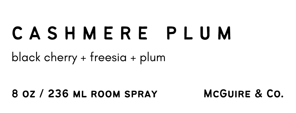 Cashmere Plum Room Spray