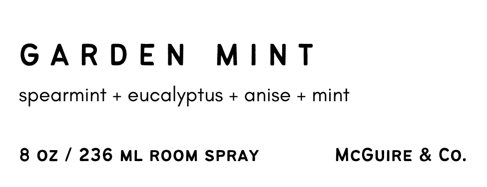 Garden Mint Room Spray