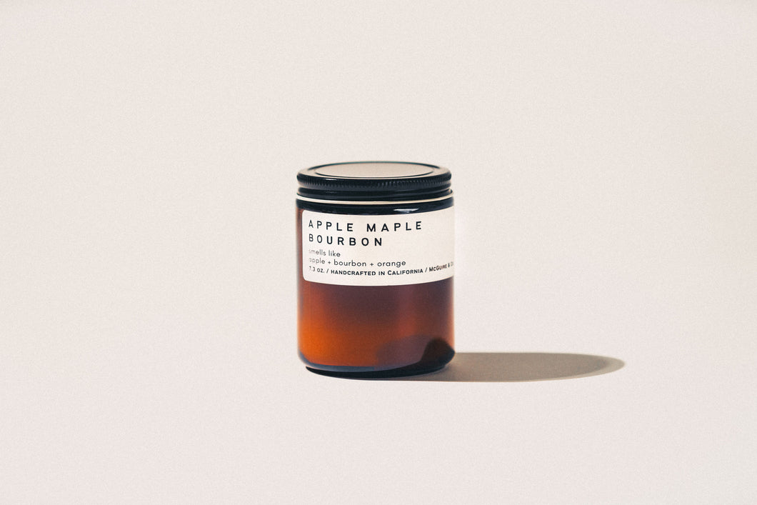 Apple Maple Bourbon Jar Candle
